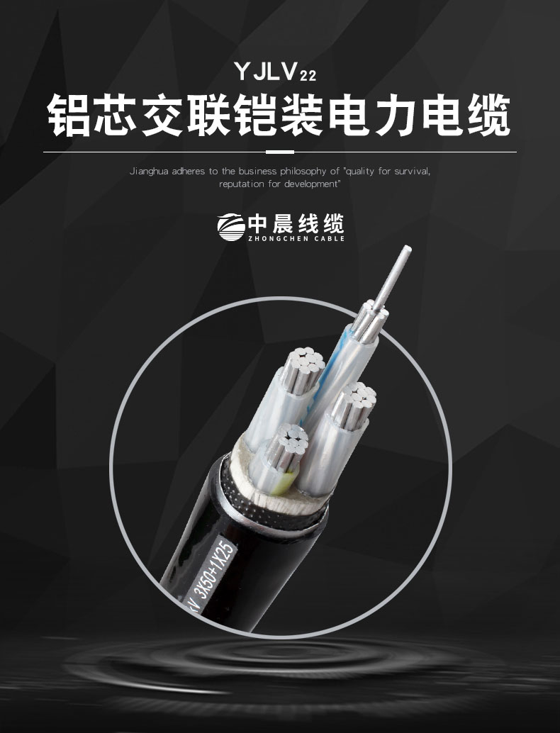 交聯電力電纜-YJLV22 - 中晨電纜